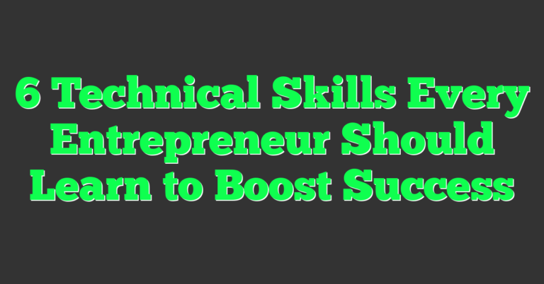 boost fx success: learn top technical analysis tips... 6 Technical Skills Every Entrepreneur Should Learn to Boost Success ...