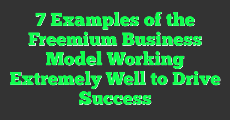 7 Examples of the Freemium Business Model Working Extremely Well to ...