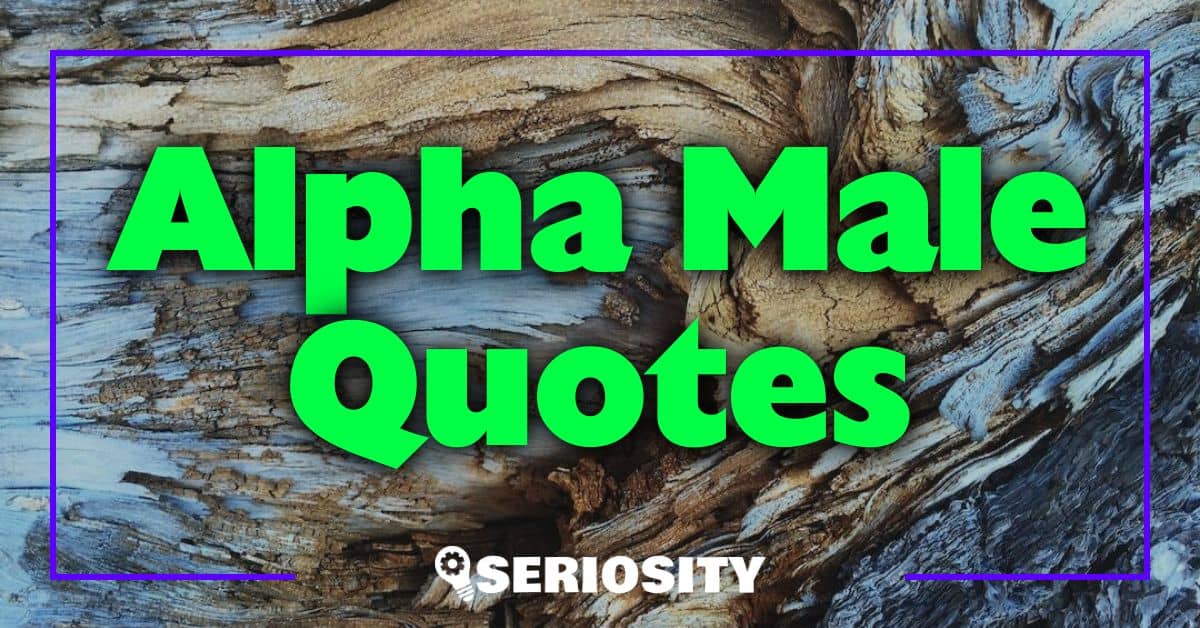 Alpha Male Quotes