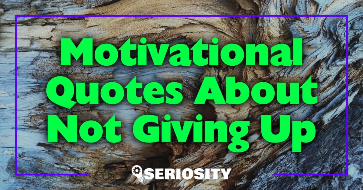 Motivational Quotes About Not Giving Up