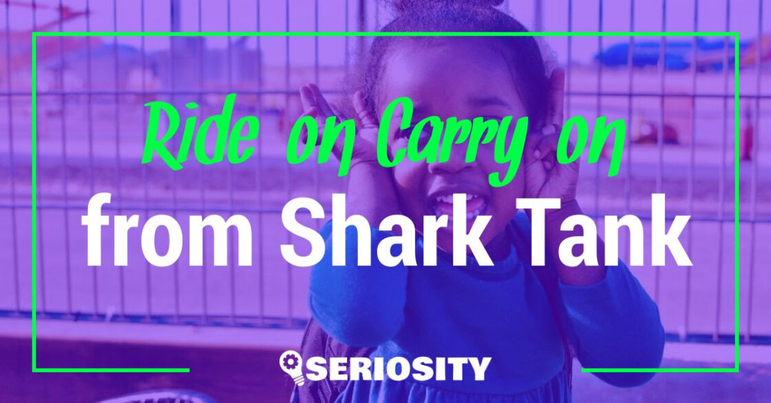 Ride-on Carry-on shark tank