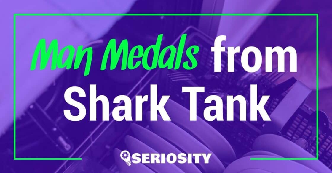 man medals shark tank